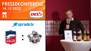 14.10.2022 - Pressekonferenz - Selber Wölfe vs. Eisbären Regensburg