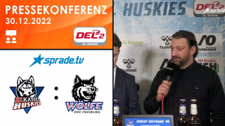 30.12.2022 - Pressekonferenz - EC Kassel Huskies vs. EHC Freiburg