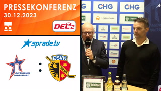 30.12.2023 - Pressekonferenz - Ravensburg Towerstars vs. ESV Kaufbeuren