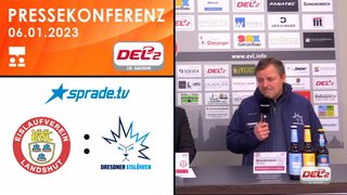 06.01.2023 - Pressekonferenz - EV Landshut vs. Dresdner Eislöwen