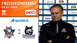 05.01.2024 - Pressekonferenz - EC Kassel Huskies vs. EHC Freiburg