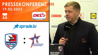 19.02.2023 - Pressekonferenz - Heilbronner Falken vs. Ravensburg Towerstars