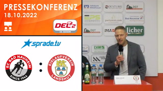 18.10.2022 - Pressekonferenz - EC Bad Nauheim vs. EV Landshut