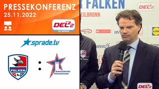 25.11.2022 - Pressekonferenz - Heilbronner Falken vs. Ravensburg Towerstars