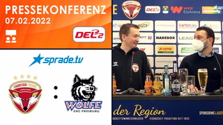 07.02.2022 - Pressekonferenz - Lausitzer Füchse vs. EHC Freiburg