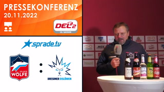 20.11.2022 - Pressekonferenz - Selber Wölfe vs. Dresdner Eislöwen