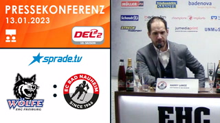 13.01.2023 - Pressekonferenz - EHC Freiburg vs. EC Bad Nauheim