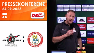 24.09.2023 - Pressekonferenz - Starbulls Rosenheim vs. EV Landshut