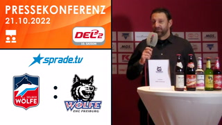 21.10.2022 - Pressekonferenz - Selber Wölfe vs. EHC Freiburg