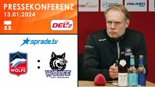 12.01.2024 - Pressekonferenz - Selber Wölfe vs. EHC Freiburg