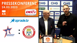 24.03.2023 - Pressekonferenz - Ravensburg Towerstars vs. EV Landshut