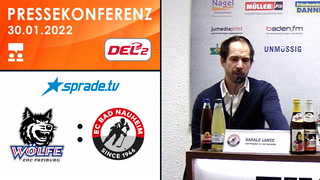 30.01.2022 - Pressekonferenz - EHC Freiburg vs. EC Bad Nauheim