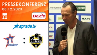 08.12.2023 - Pressekonferenz - Ravensburg Towerstars vs. Krefeld Pinguine