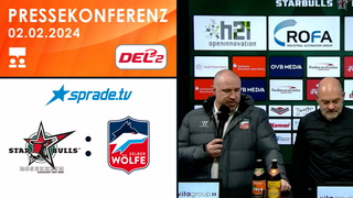 02.02.2024 - Pressekonferenz - Starbulls Rosenheim vs. Selber Wölfe