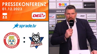 01.12.2023 - Pressekonferenz - EV Landshut vs. EC Kassel Huskies