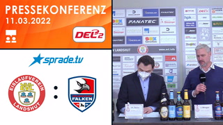 11.03.2022 - Pressekonferenz - EV Landshut vs. Heilbronner Falken