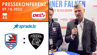 09.10.2022 - Pressekonferenz - Heilbronner Falken vs. Bayreuth Tigers