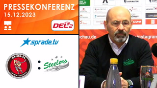 15.12.2023 - Pressekonferenz - Eispiraten Crimmitschau vs. Bietigheim Steelers