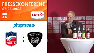 27.01.2023 - Pressekonferenz - Selber Wölfe vs. Bayreuth Tigers