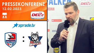 12.02.2023 - Pressekonferenz - Heilbronner Falken vs. EC Kassel Huskies