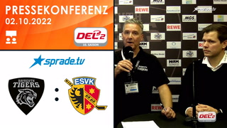 02.10.2022 - Pressekonferenz - Bayreuth Tigers vs. ESV Kaufbeuren