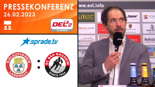26.02.2023 - Pressekonferenz - EV Landshut vs. EC Bad Nauheim