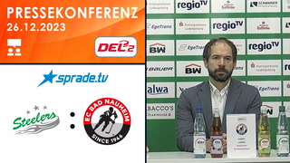 26.12.2023 - Pressekonferenz - Bietigheim Steelers vs. EC Bad Nauheim