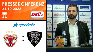21.10.2022 - Pressekonferenz - Lausitzer Füchse vs. Bayreuth Tigers