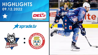 09.12.2022 - Highlights - EC Kassel Huskies vs. EV Landshut