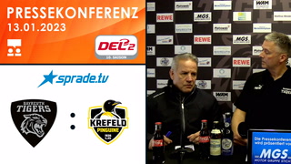 13.01.2023 - Pressekonferenz - Bayreuth Tigers vs. Krefeld Pinguine