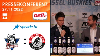 27.11.2022 - Pressekonferenz - EC Kassel Huskies vs. EC Bad Nauheim