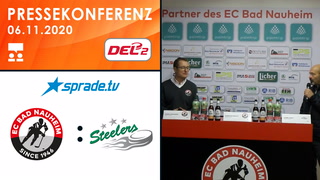 06.11.2020 - Pressekonferenz - EC Bad Nauheim vs. Bietigheim Steelers