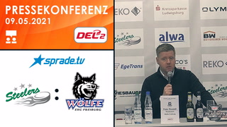 09.05.2021 - Pressekonferenz - Bietigheim Steelers vs. EHC Freiburg