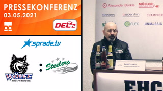 03.05.2021 - Pressekonferenz - EHC Freiburg vs. Bietigheim Steelers