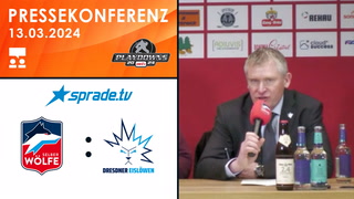 13.03.2024 - Pressekonferenz - Selber Wölfe vs. Dresdner Eislöwen