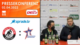 02.04.2022 - Pressekonferenz - EC Bad Nauheim vs. Ravensburg Towerstars