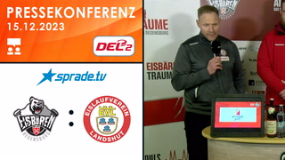 15.12.2023 - Pressekonferenz - Eisbären Regensburg vs. EV Landshut