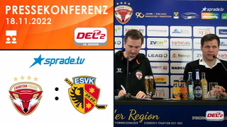 18.11.2022 - Pressekonferenz - Lausitzer Füchse vs. ESV Kaufbeuren