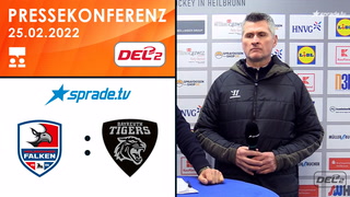 25.02.2022 - Pressekonferenz - Heilbronner Falken vs. Bayreuth Tigers