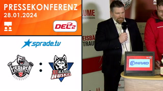 28.01.2024 - Pressekonferenz - Eisbären Regensburg vs. EC Kassel Huskies