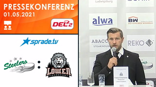 01.05.2021 - Pressekonferenz - Bietigheim Steelers vs. Löwen Frankfurt