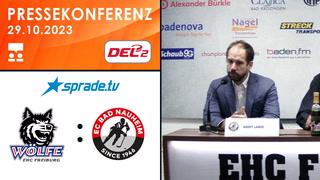 29.10.2023 - Pressekonferenz - EHC Freiburg vs. EC Bad Nauheim