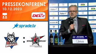 10.12.2023 - Pressekonferenz - EC Kassel Huskies vs. Starbulls Rosenheim
