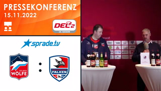 15.11.2022 - Pressekonferenz - Selber Wölfe vs. Heilbronner Falken