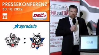 30.10.2022 - Pressekonferenz - Eisbären Regensburg vs. EC Kassel Huskies