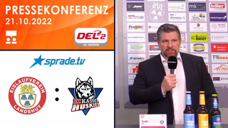 21.10.2022 - Pressekonferenz - EV Landshut vs. EC Kassel Huskies