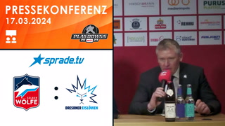 17.03.2024 - Pressekonferenz - Selber Wölfe vs. Dresdner Eislöwen