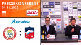 04.11.2022 - Pressekonferenz - EV Landshut vs. Selber Wölfe