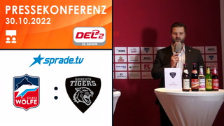 30.10.2022 - Pressekonferenz - Selber Wölfe vs. Bayreuth Tigers