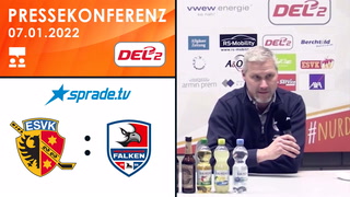 07.01.2022 - Pressekonferenz - ESV Kaufbeuren vs. Heilbronner Falken